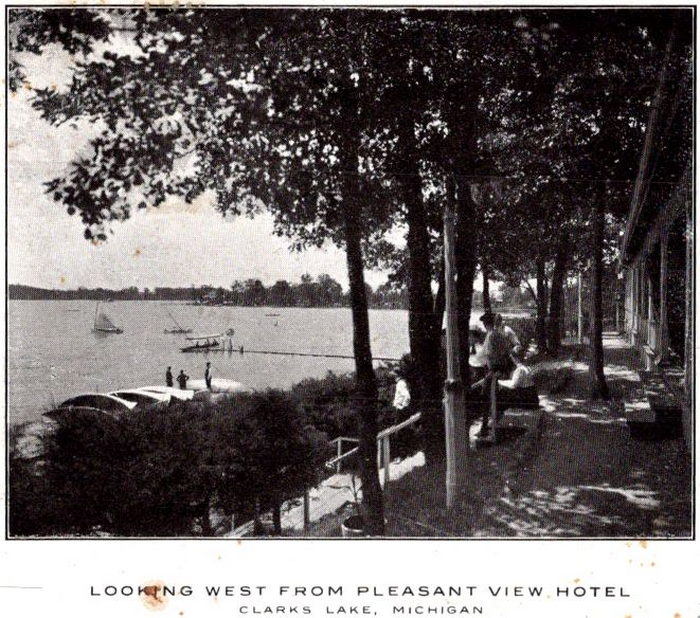 Pleasant View Hotel and Dance Pavillion - Vintage Postcard